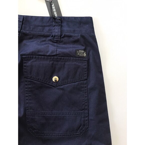 $178 Diesel Men's Slim P-Tucs Tape Trousers Peacoat Blue Jeans Size 31 - Picture 11 of 11